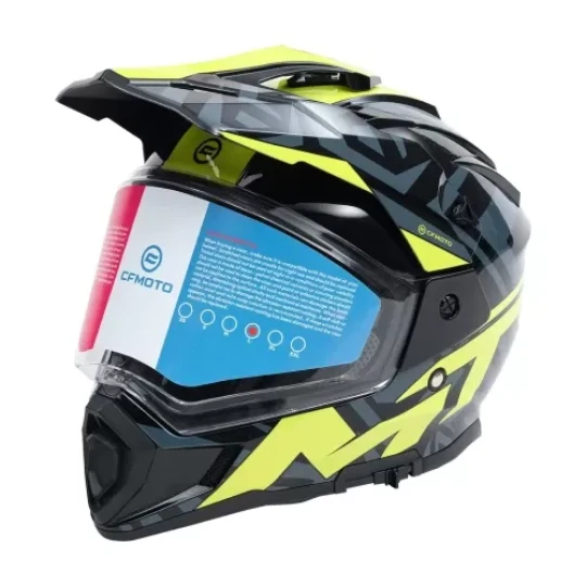 CASCA CFMOTO ENDURO NEGRU/VERDE 85244H