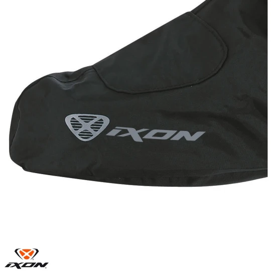 Set protectii (huse) de ploaie ghete (incaltaminte) moto Ixon model York - culoare: negru - Negru , L