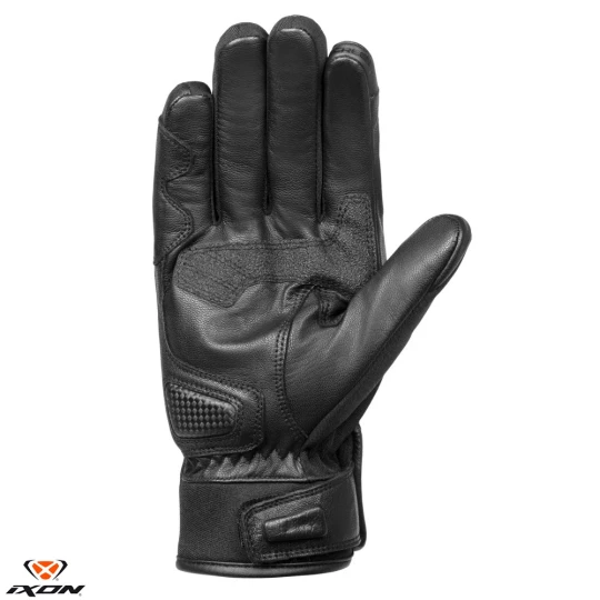 Manusi barbati Roadster Mid-season textil/piele Ixon model MS Rage MS culoare: negru/alb – degete tactile - waterproof - Negru/alb , S (7/8)