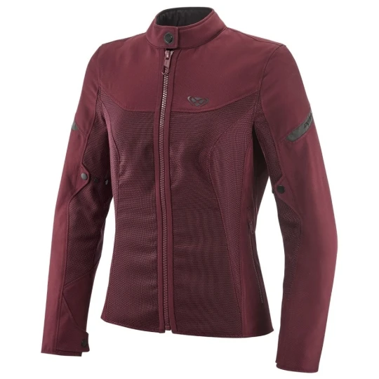Geaca (jacheta) motociclete femei Racing/Roadster Ixon vara model Fresh LS culoare: burgundy (visiniu) - Burgundy (visiniu) , XS
