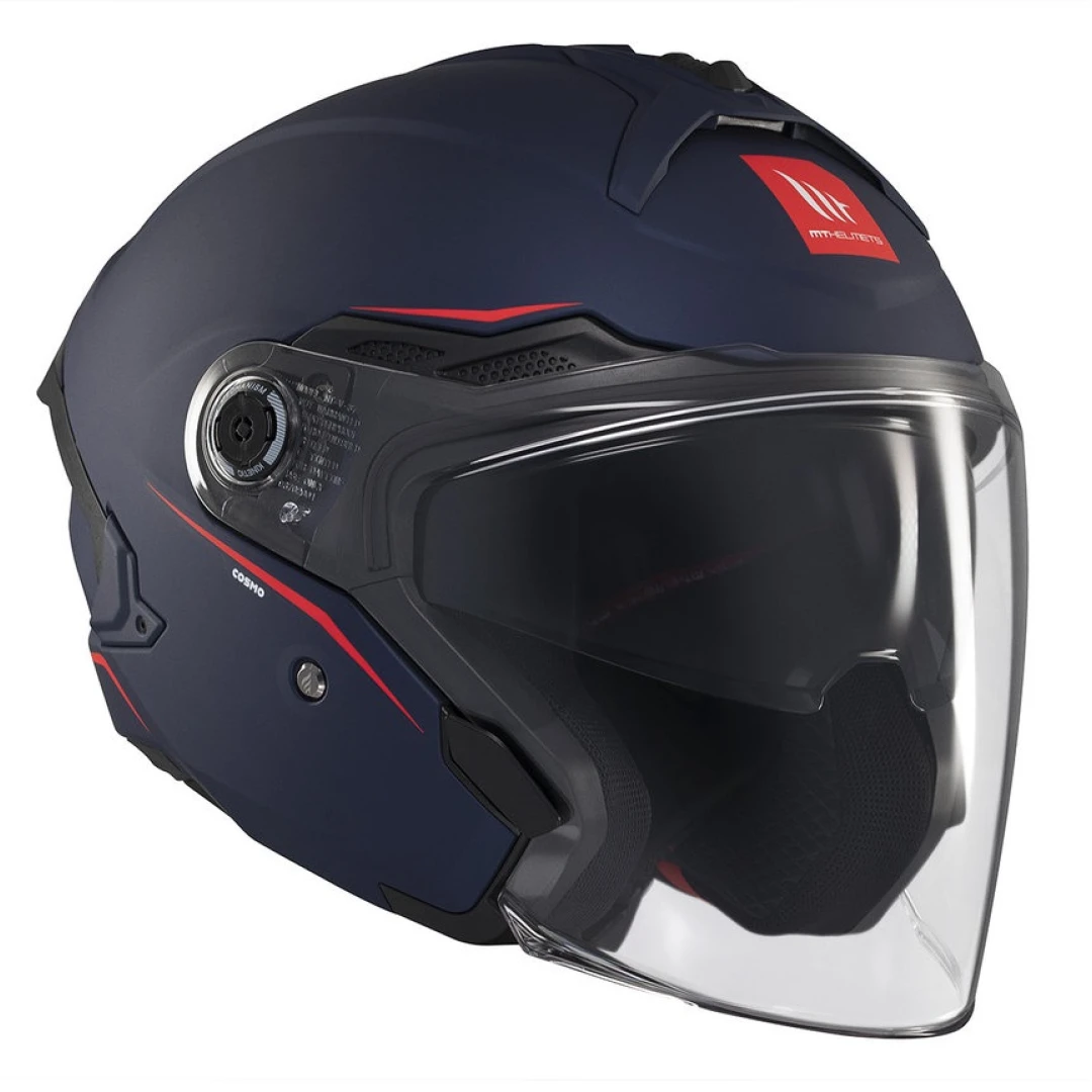 Casca open face motociclete MT Cosmo SV A7 albastru mat (ochelari soare integrati) - tip viziera: MT-V-37 - Albastru mat , XL (61/62cm) Casca open face motociclete MT Cosmo SV A7 albastru mat (ochelari soare integrati) - tip viziera: MT-V-37 - Albastru mat , XL (61/62cm)