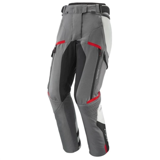 Pantaloni motociclete femei Touring/Adventure Ixon All season model Midgard LS culoare: gri/negru/rosu - Gri/negru/rosu , L