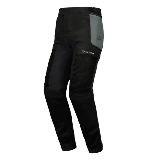 Pantaloni motociclete barbati Touring/Adventure Ixon vara model M-Njord MS culoare: verde/negru/galben (pantaloni laminati; wateproof) - Verde/negru/galben , L