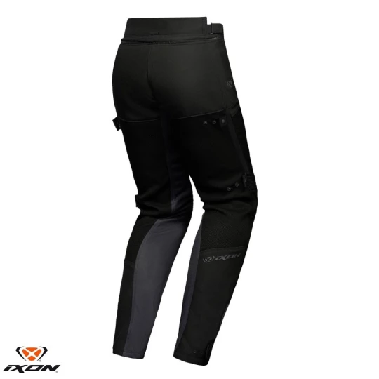 Pantaloni motociclete barbati Touring/Adventure Ixon vara model M-Njord MS culoare: negru (pantaloni laminati; wateproof) - Negru , 4XL