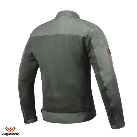 Geaca (jacheta) motociclete barbati Urban/Heritage Ixon vara model Cornet WP MS culoare: verde/maro - Verde/maro , M