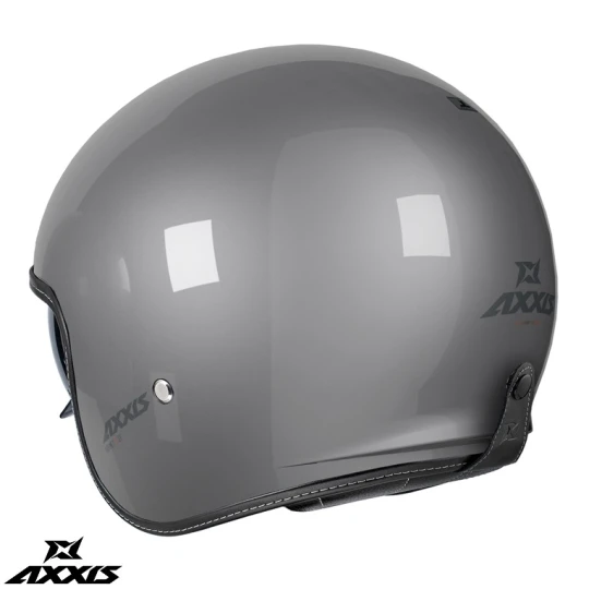 Casca Axxis model Hornet S SV A2 gri lucios (ochelari soare integrati) - omologare noua ECE 22.06 - Gri lucios , M (57/58cm)