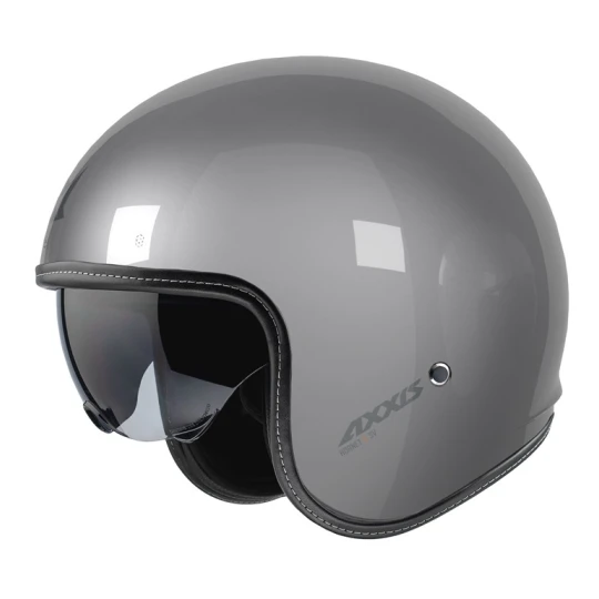 Casca Axxis model Hornet S SV A2 gri lucios (ochelari soare integrati) - omologare noua ECE 22.06 - Gri lucios , XL (61/62cm)