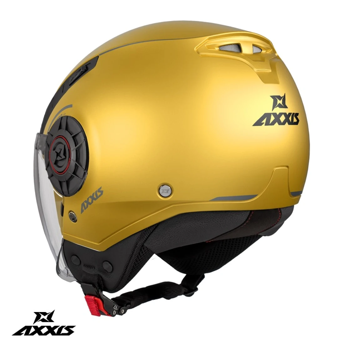 Casca Axxis model Metro S A3 galben mat (open face) - omologare noua ECE 22.06 - tip viziera: MT-V-26B - Galben mat , XXS (51/52cm) Casca Axxis model Metro S A3 galben mat (open face) - omologare noua ECE 22.06 - tip viziera: MT-V-26B - Galben mat , XXS (51/52cm)