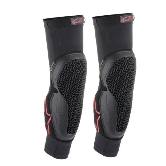 Set protectii coate adulti Alpine Star model MX Bionic Flex culoare: negru/rosu - Negru/rosu , L/XL