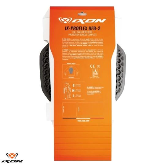 Protectie spate omologata Ixon model IX-Pro BFB-2 (Level 2) – culoare: gri (Unisex) - Gri , S
