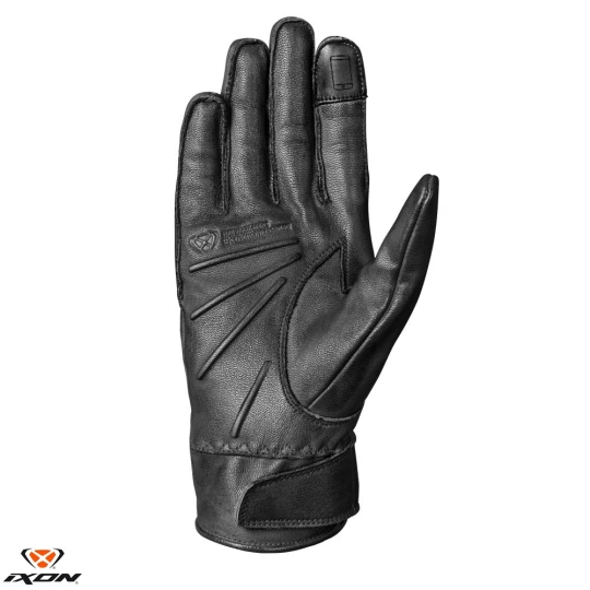 Manusi barbati Urban/heritage vara piele Ixon model RS Nizo MS culoare: negru - degete tactile - Negru , 3XL (13/14)