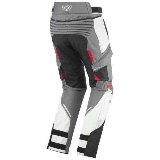 Pantaloni motociclete barbati Touring/Adventure Ixon All season model Midgard MS culoare: gri/negru/rosu - Gri/negru/rosu , 4XL