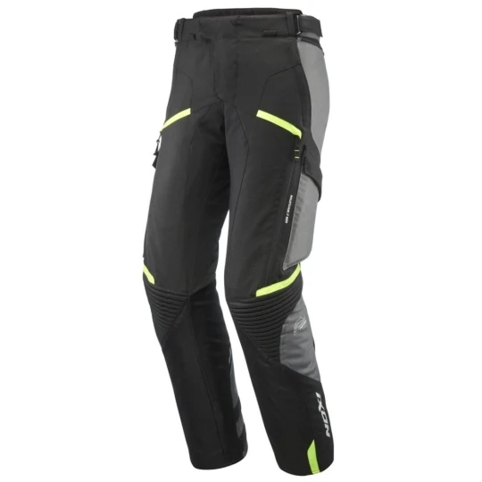 Pantaloni motociclete barbati Touring/Adventure Ixon All season model Midgard MS culoare: negru/gri/galben - Negru/gri/galben , S