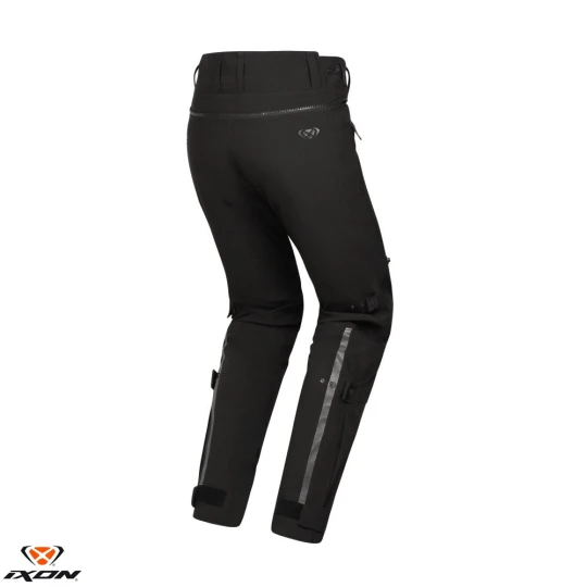 Pantaloni motociclete barbati Touring/Adventure Ixon All season model M-SKD MS culoare: negru (pantaloni laminati; waterproof pe exterior) - Negru , S