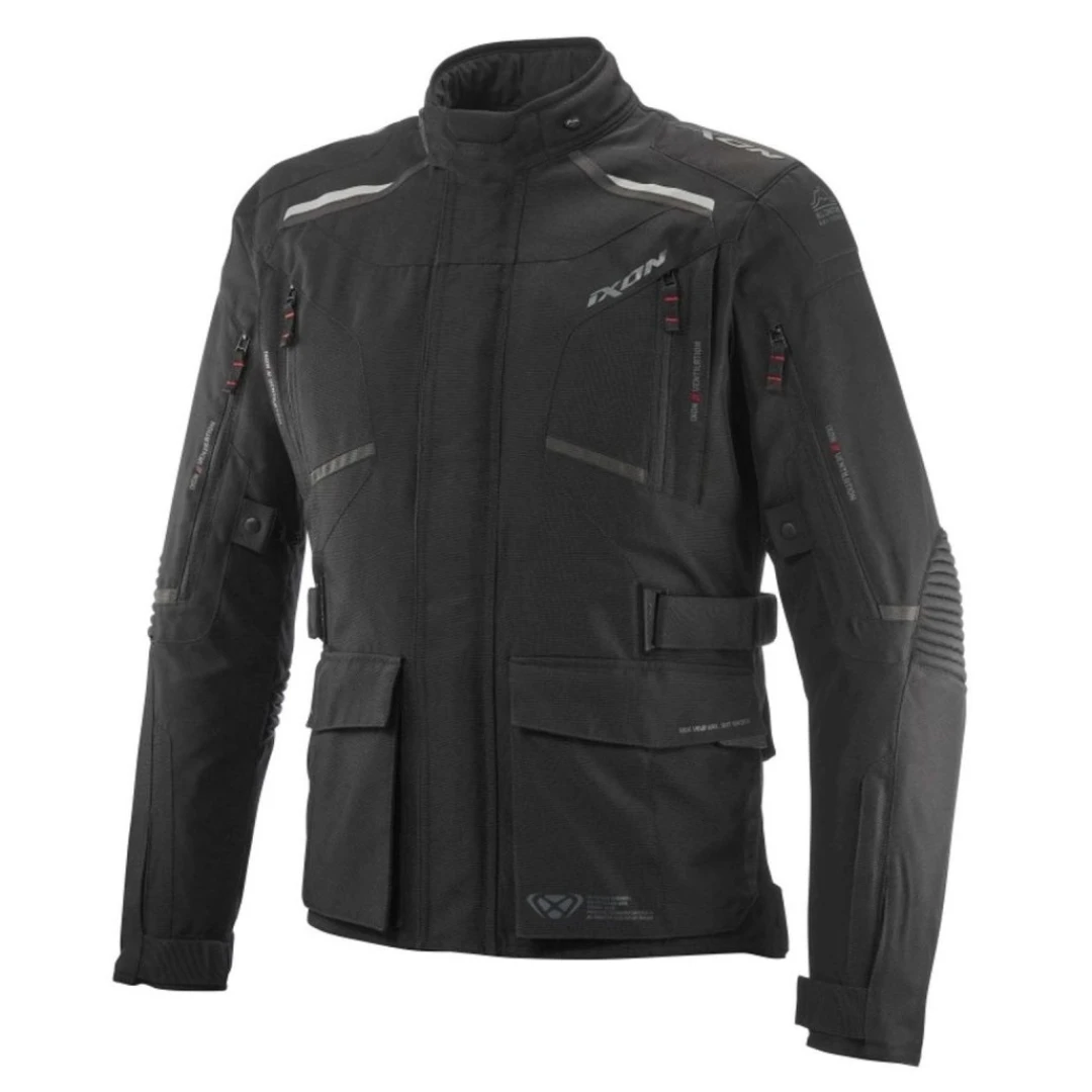 Geaca (jacheta) motociclete barbati Touring/Adventure Ixon All season model Midgard MS culoare: negru - Negru , 4XL Geaca (jacheta) motociclete barbati Touring/Adventure Ixon All season model Midgard MS culoare: negru - Negru , 4XL