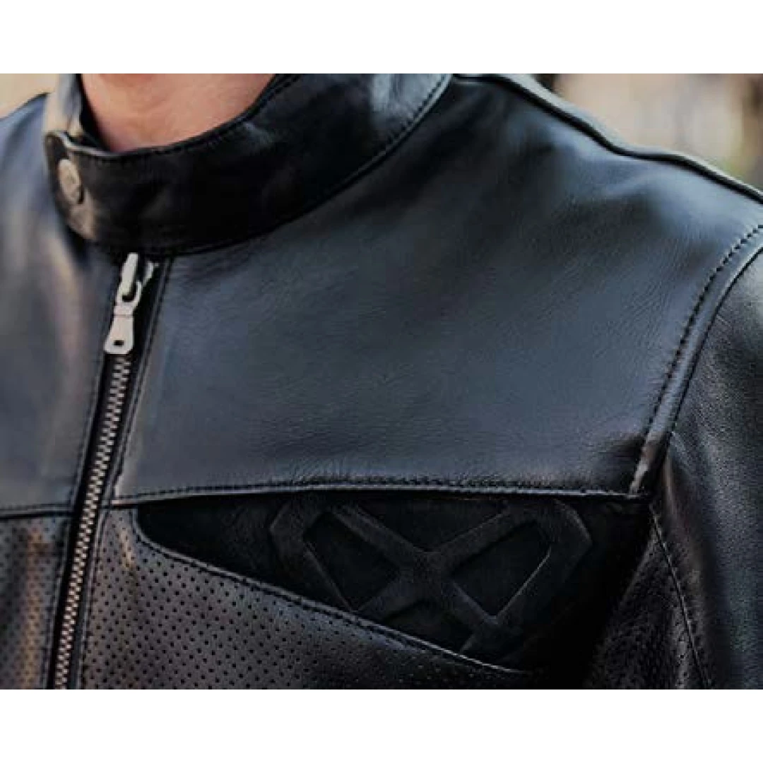 Geaca (jacheta) motociclete barbati piele Urban/Heritage Ixon vara model Cranky Air MS culoare: negru - Negru , XL Geaca (jacheta) motociclete barbati piele Urban/Heritage Ixon vara model Cranky Air MS culoare: negru - Negru , XL