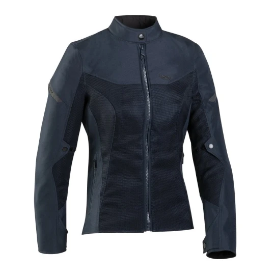 Geaca (jacheta) motociclete femei Racing/Roadster Ixon vara model Fresh LS culoare: navy (albastru) - Navy (albastru) , M