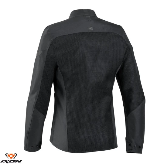Geaca (jacheta) motociclete femei Racing/Roadster Ixon vara model Fresh LS culoare: negru - Negru , XXL