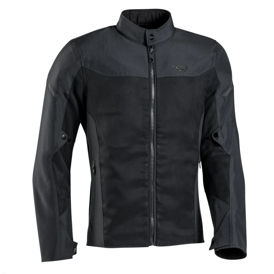 Geaca (jacheta) motociclete barbati Racing/Roadster Ixon vara model Fresh MS culoare: negru - Negru , M Geaca (jacheta) motociclete barbati Racing/Roadster Ixon vara model Fresh MS culoare: negru - Negru , M
