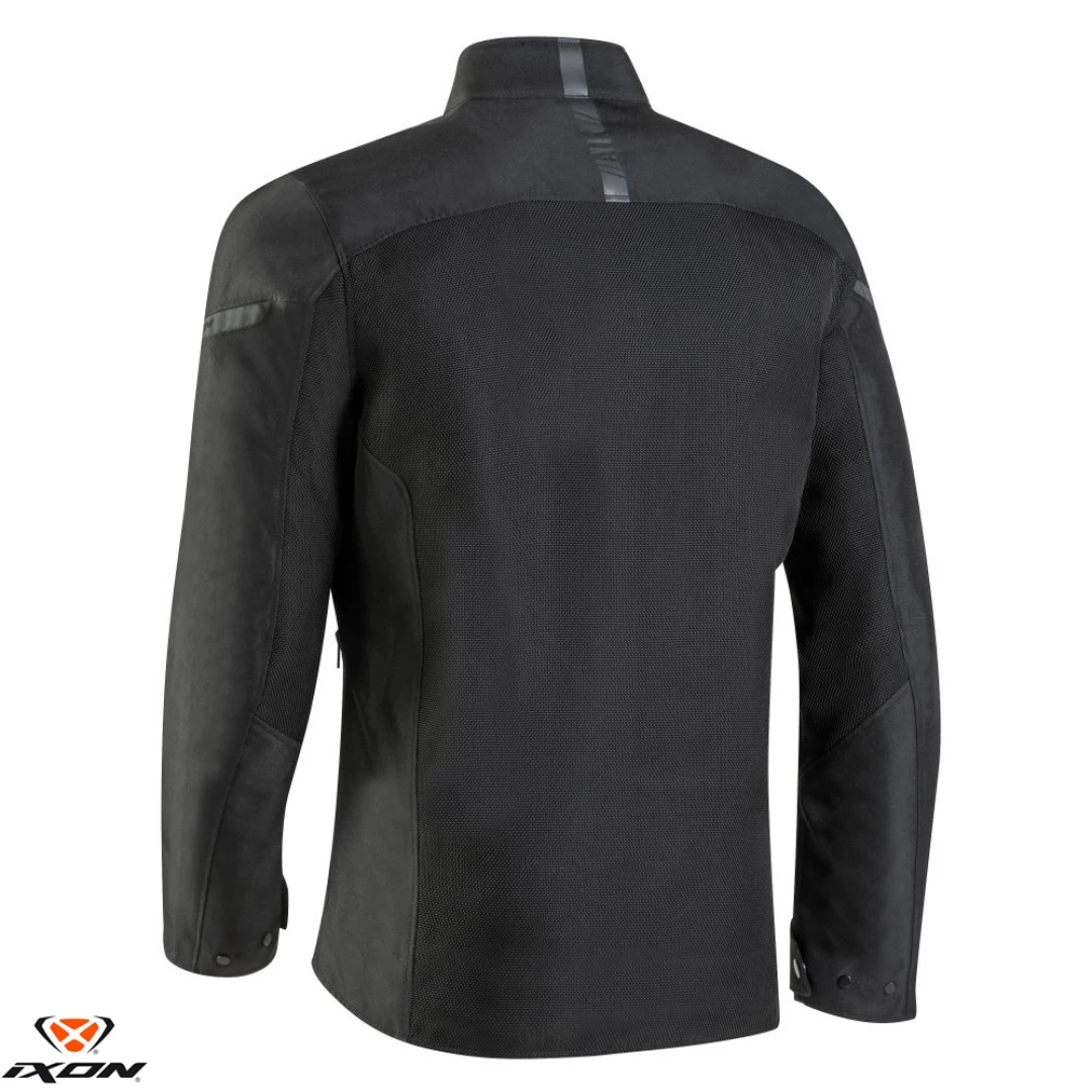 Geaca (jacheta) motociclete barbati Racing/Roadster Ixon vara model Fresh MS culoare: negru - Negru , M Geaca (jacheta) motociclete barbati Racing/Roadster Ixon vara model Fresh MS culoare: negru - Negru , M