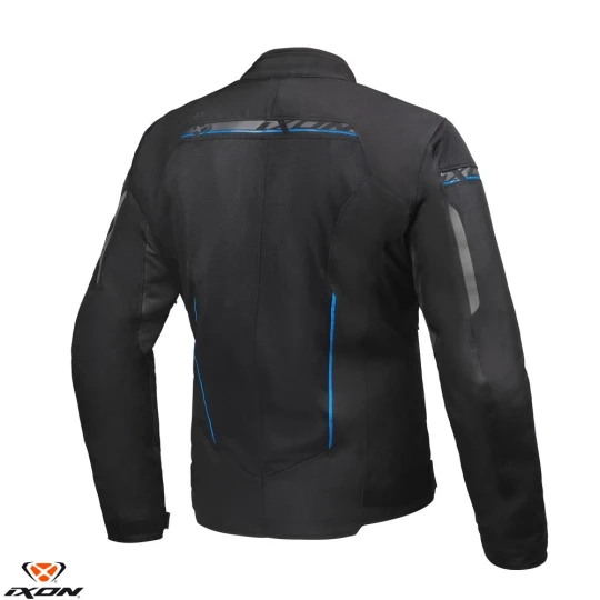 Geaca (jacheta) motociclete barbati Racing/Roadster Ixon All season model T-Rex MS culoare: negru/gri/albastru - Negru/gri/albastru , XXL