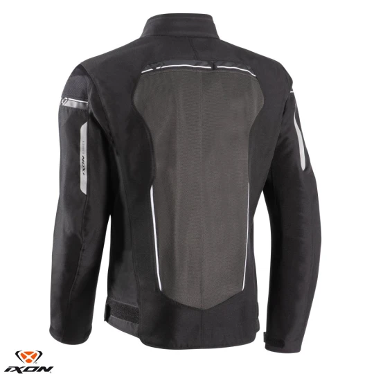 Geaca (jacheta) motociclete barbati Racing/Roadster Ixon All season model T-Rex MS culoare: negru/alb/gri - Negru/alb/gri , XXL