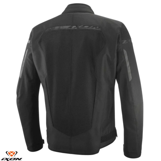 Geaca (jacheta) motociclete barbati Racing/Roadster Ixon All season model T-Rex MS culoare: negru - Negru , L