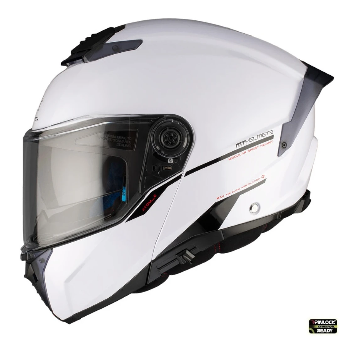 Casca modulabila MT Atom 2 SV A0 alb lucios (ochelari soare integrati) Pinlock Ready - tip viziera: MT-V-35 - Alb lucios , XS (53/54cm) Casca modulabila MT Atom 2 SV A0 alb lucios (ochelari soare integrati) Pinlock Ready - tip viziera: MT-V-35 - Alb lucios , XS (53/54cm)