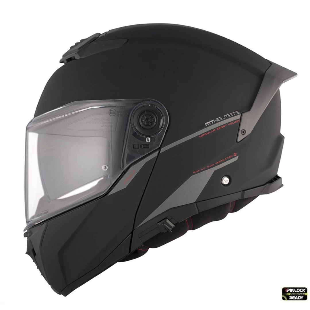 Casca modulabila MT Atom 2 SV A1 negru mat (ochelari soare integrati) Pinlock Ready - tip viziera: MT-V-35 - Negru mat , XL (61/62cm) Casca modulabila MT Atom 2 SV A1 negru mat (ochelari soare integrati) Pinlock Ready - tip viziera: MT-V-35 - Negru mat , XL (61/62cm)