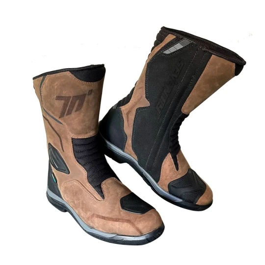 Ghete moto Touring Unisex Seventy model SD-BT13 culoare: maro - Maro , 38