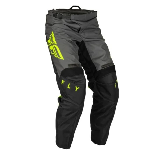 Pantaloni motociclete cross-enduro Fly Racing model F-16 culoare: negru/galben fluor - Negru/galben fluor , 28 (S)
