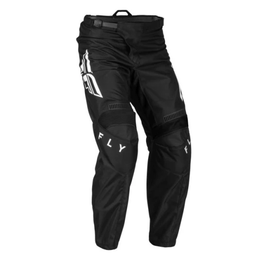 Pantaloni motociclete cross-enduro Fly Racing model F-16 culoare: negru/alb - Negru/alb , 32 (L)