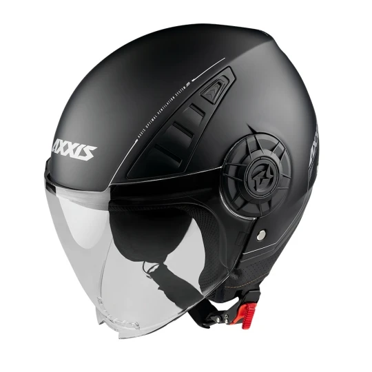 Casca Axxis model Metro S V2 A1 negru mat (open face) - omologare noua ECE 22.06 - tip viziera: MT-V-26B - Negru mat , XS (53/54cm)