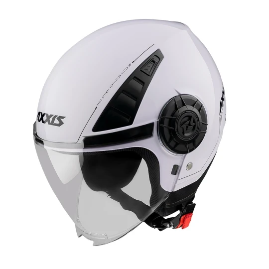 Casca Axxis model Metro S V2 A0 alb lucios (open face) - omologare noua ECE 22.06 - tip viziera: MT-V-26B - Alb lucios , XS (53/54cm)