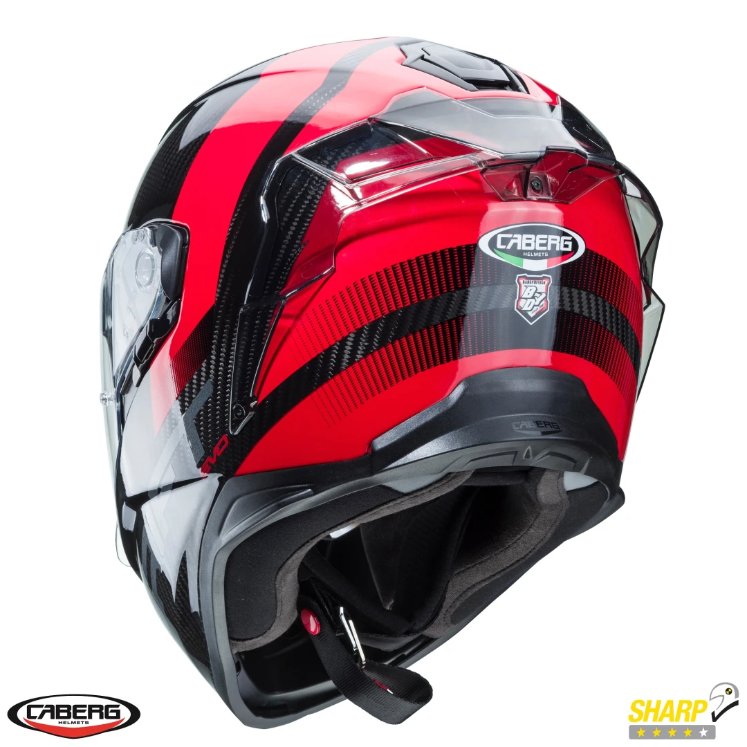 Casca integrala Caberg model Drift Evo Carbon Sonic K2 antracit/rosu lucios Pinlock ready - lentila Pinlock inclusa - 100% carbon - Antracit/rosu lucios , S (55/56cm) Casca integrala Caberg model Drift Evo Carbon Sonic K2 antracit/rosu lucios Pinlock ready - lentila Pinlock inclusa - 100% carbon - Antracit/rosu lucios , S (55/56cm)