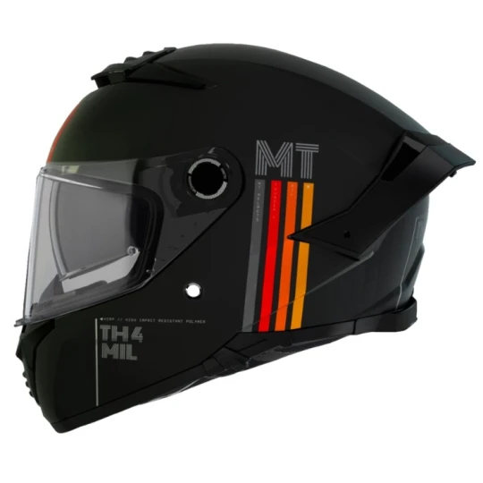 Casca integrala MT Thunder 4 SV MIL A11 negru mat (ochelari soare integrati) - tip viziera MT-V-28B - Negru mat , XL (61/62cm)