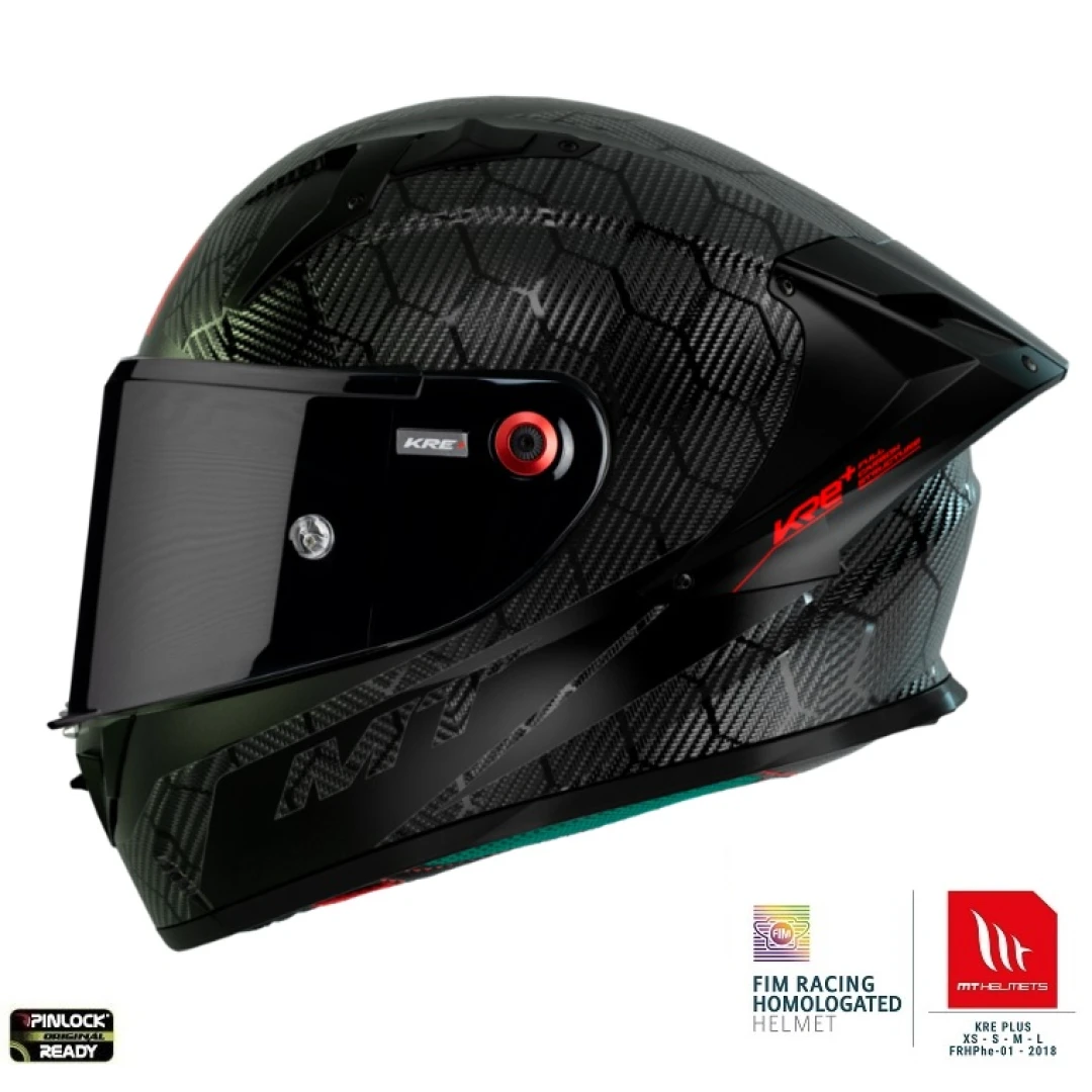 Casca integrala MT KRE+ Carbon negru A11 negru lucios - 100% carbon - FIM approved - Negru lucios , XXL (63/64cm) Casca integrala MT KRE+ Carbon negru A11 negru lucios - 100% carbon - FIM approved - Negru lucios , XXL (63/64cm)
