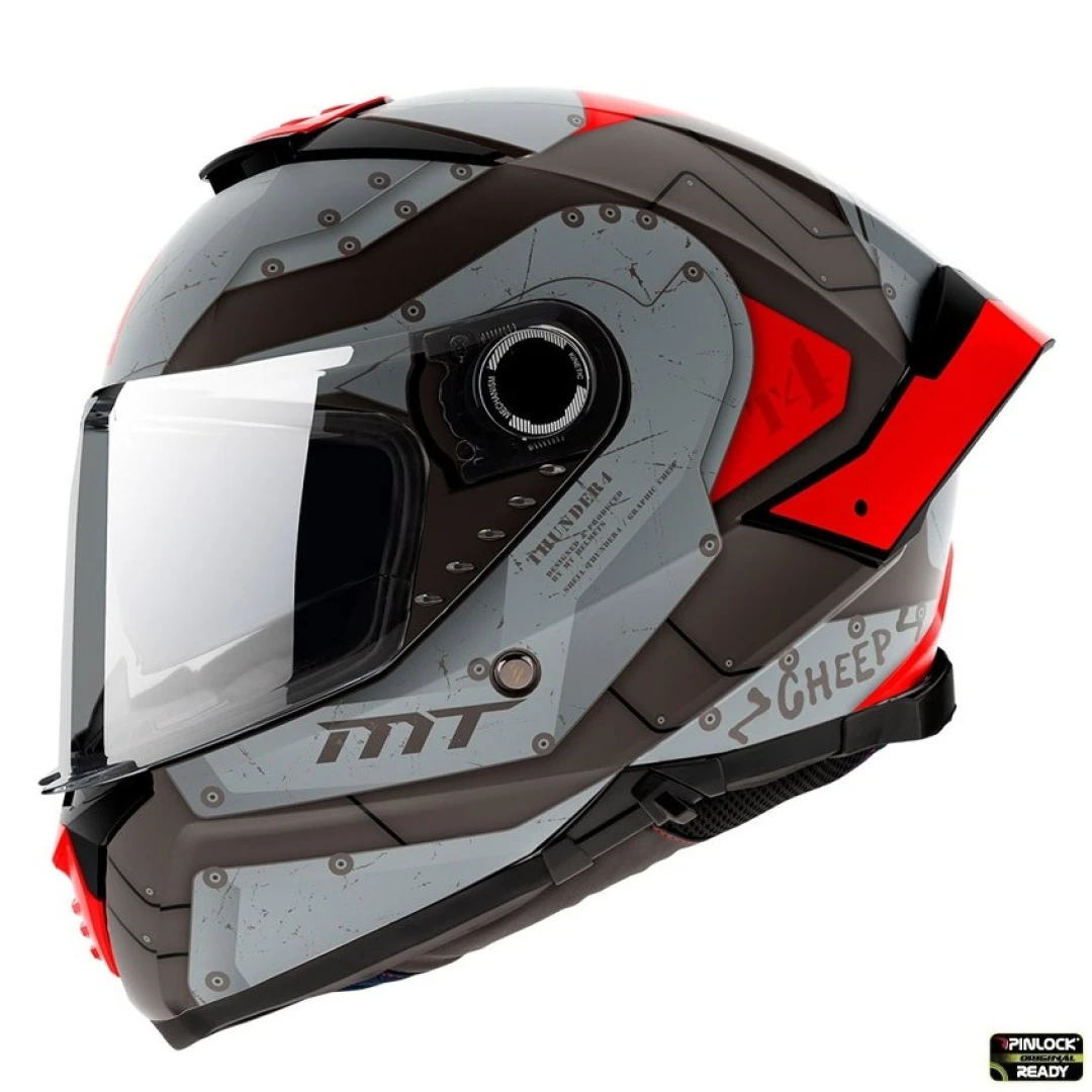 Casca integrala MT Thunder 4 SV Cheep B5 rosu mat (ochelari soare integrati) - tip viziera MT-V-28B - Rosu mat , XL (61/62cm) Casca integrala MT Thunder 4 SV Cheep B5 rosu mat (ochelari soare integrati) - tip viziera MT-V-28B - Rosu mat , XL (61/62cm)