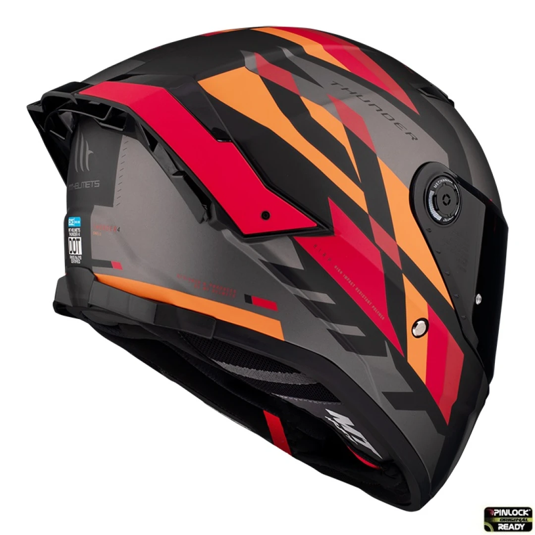 Casca integrala MT Thunder 4 SV Ergo B15 rosu mat (ochelari soare integrati) - tip viziera MT-V-28B - Rosu mat , L (59/60cm) Casca integrala MT Thunder 4 SV Ergo B15 rosu mat (ochelari soare integrati) - tip viziera MT-V-28B - Rosu mat , L (59/60cm)