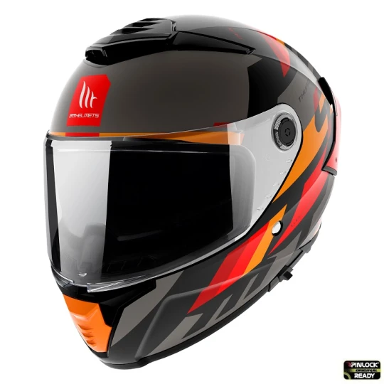 Casca integrala MT Thunder 4 SV Ergo B15 rosu mat (ochelari soare integrati) - tip viziera MT-V-28B - Rosu mat , XL (61/62cm)