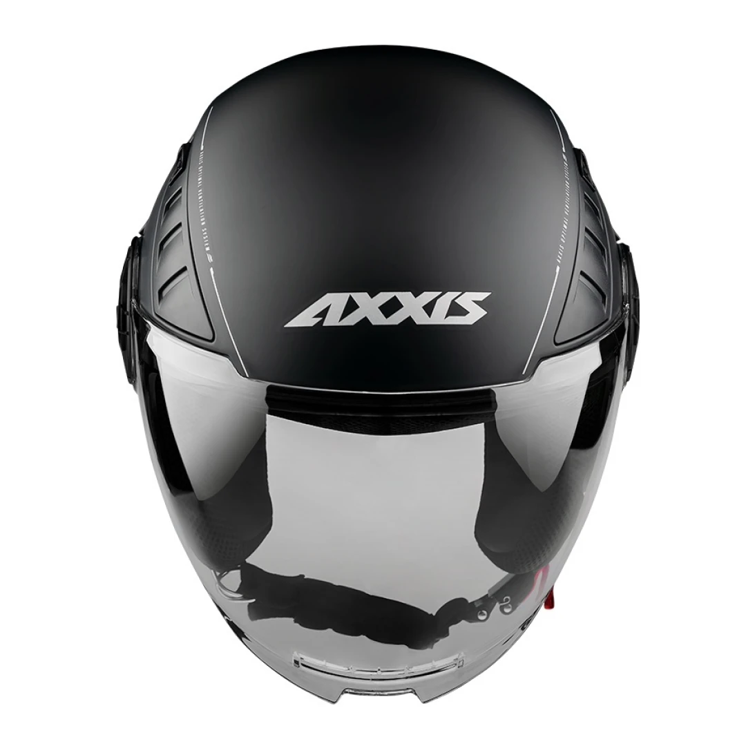 Casca Axxis model Metro A1 negru lucios (open face) - tip viziera: MT-V-26B - Negru lucios , XS (53/54cm) Casca Axxis model Metro A1 negru lucios (open face) - tip viziera: MT-V-26B - Negru lucios , XS (53/54cm)