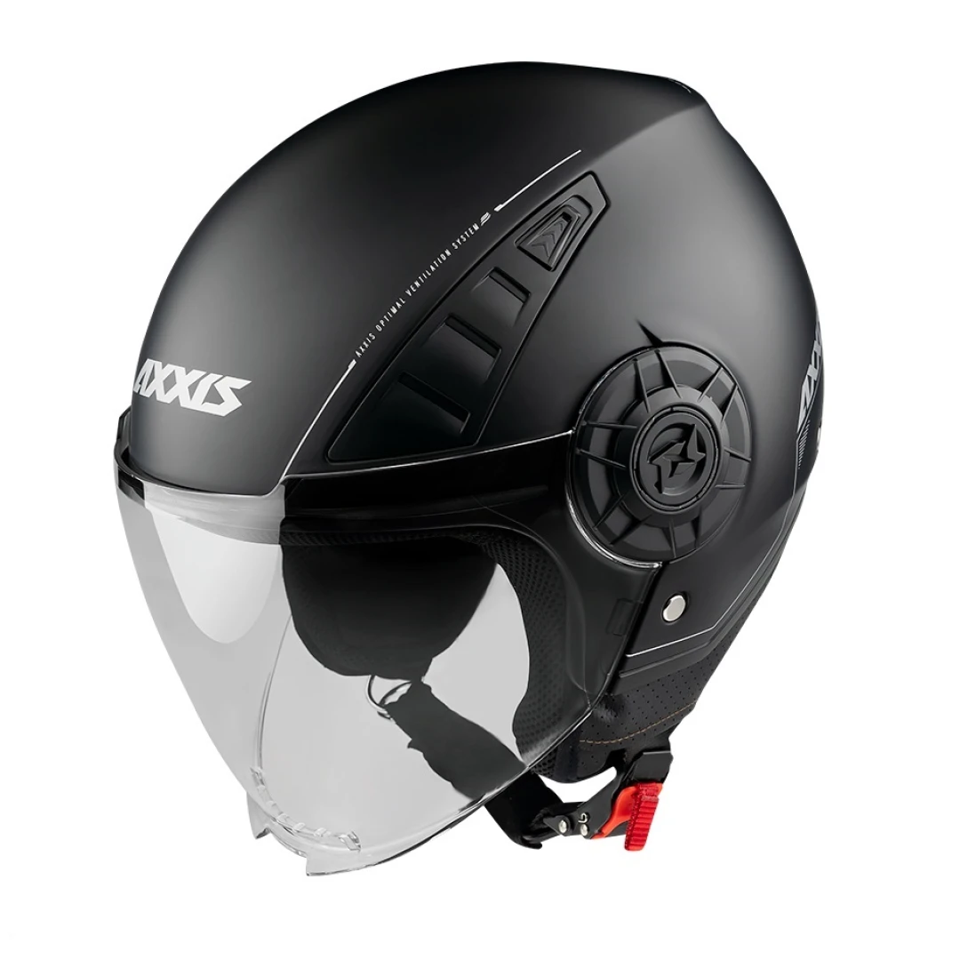 Casca Axxis model Metro A1 negru lucios (open face) - tip viziera: MT-V-26B - Negru lucios , XS (53/54cm) Casca Axxis model Metro A1 negru lucios (open face) - tip viziera: MT-V-26B - Negru lucios , XS (53/54cm)