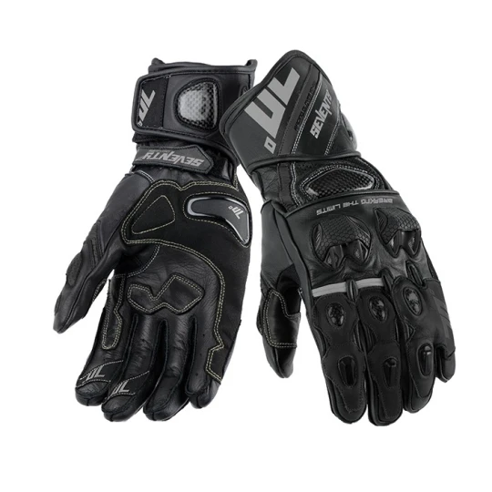 Manusi barbati racing vara Seventy model SD-R12 negru - Negru , XXXL (12 cm)