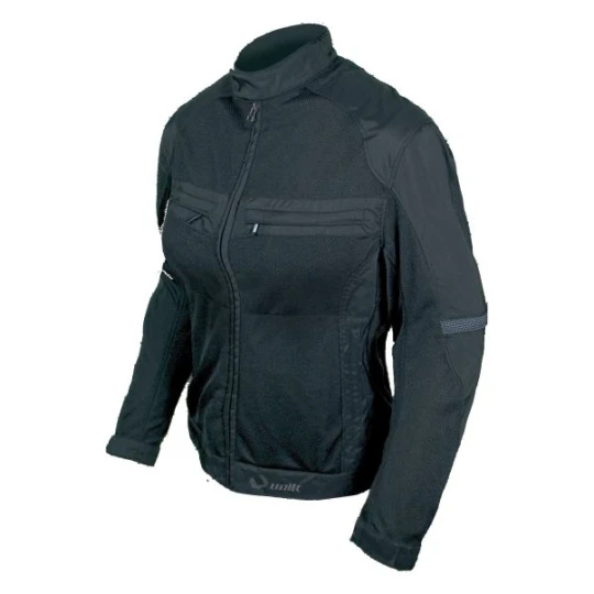 Geaca (jacheta) motociclete femei Touring Unik Racing model VZ-04 culoare: negru - Negru , L