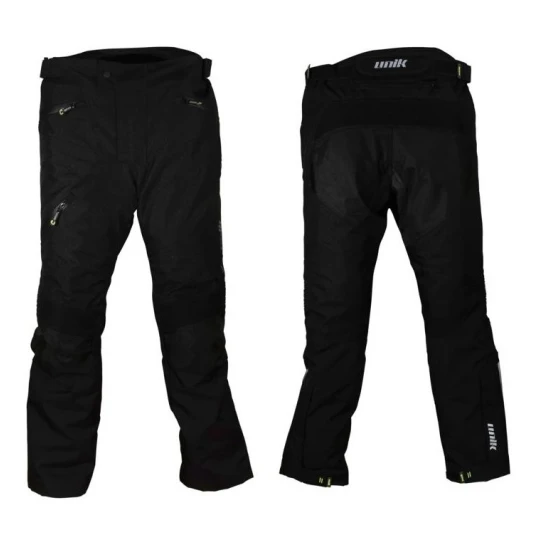 Pantaloni motociclete touring barbati Unik Racing model TP-01 culoare: negru - Negru , XXL