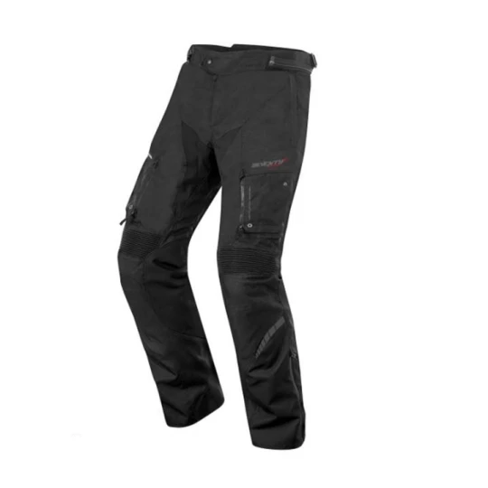 Pantaloni motociclete Touring unisex Seventy vara/iarna model SD-PT1S culoare: negru (varianta SD-PT1 scurta) - Negru , XXS