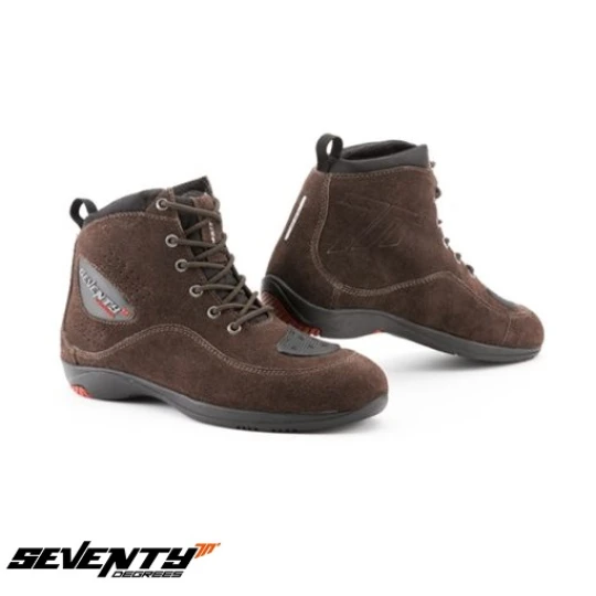Ghete moto Urban Unisex Seventy model SD-BC8 culoare: maro - Maro , 44