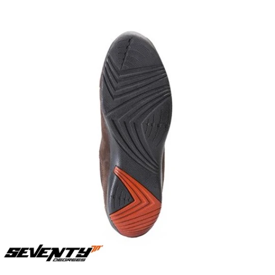 Ghete moto Urban Unisex Seventy model SD-BC8 culoare: maro - Maro , 40