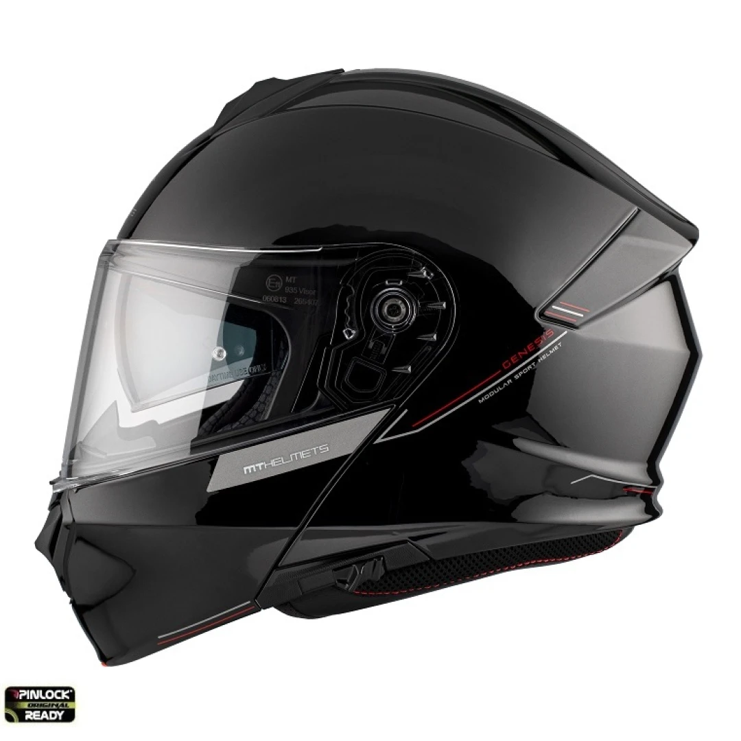 Casca modulabila MT Genesis SV A1 negru lucios Pinlock ready - omologare noua ECE 22.06 - tip viziera: MT-V-25 - Negru lucios , M (57/58cm) Casca modulabila MT Genesis SV A1 negru lucios Pinlock ready - omologare noua ECE 22.06 - tip viziera: MT-V-25 - Negru lucios , M (57/58cm)