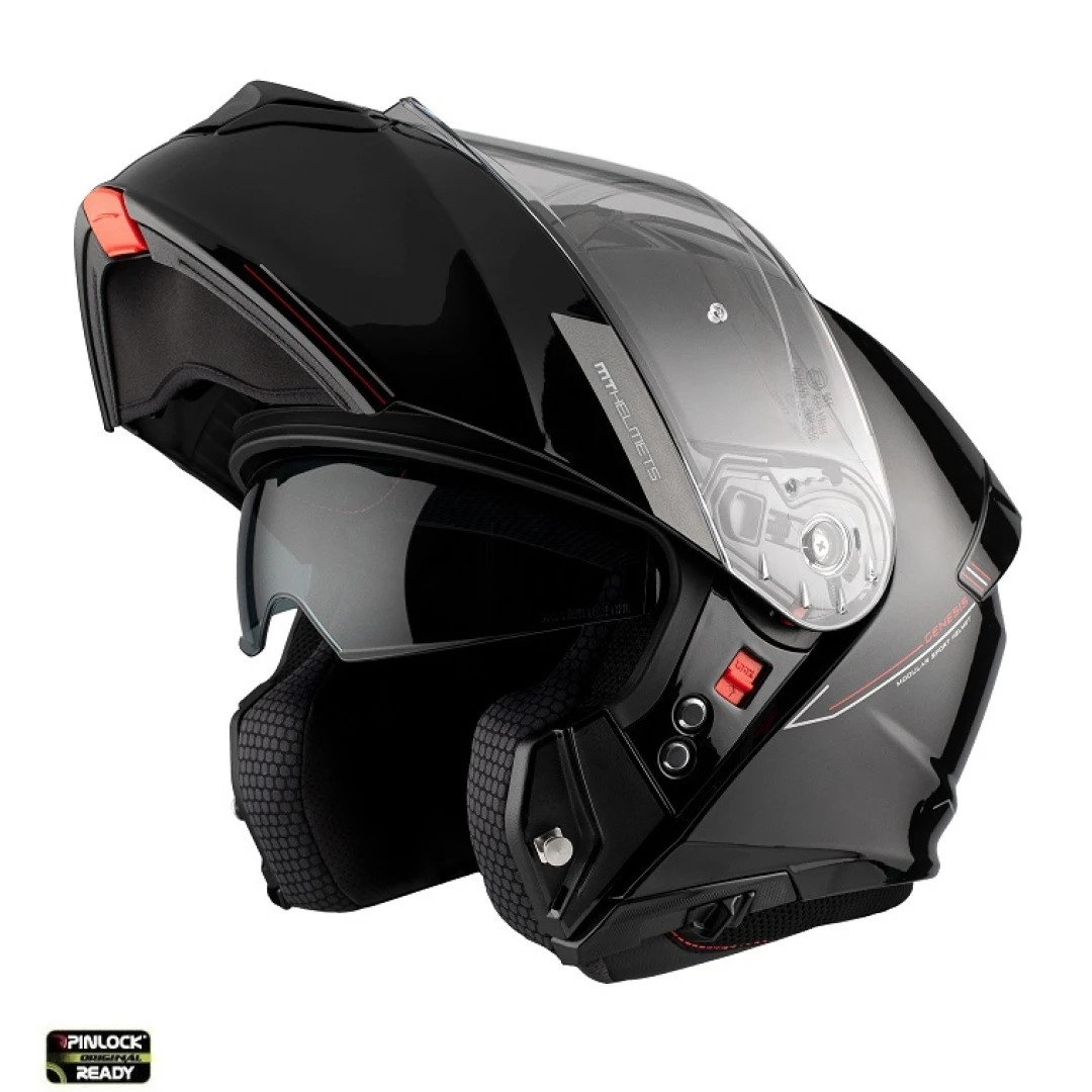 Casca modulabila MT Genesis SV A1 negru lucios Pinlock ready - omologare noua ECE 22.06 - tip viziera: MT-V-25 - Negru lucios , M (57/58cm) Casca modulabila MT Genesis SV A1 negru lucios Pinlock ready - omologare noua ECE 22.06 - tip viziera: MT-V-25 - Negru lucios , M (57/58cm)